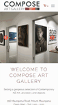 Mobile Screenshot of composeart.co.nz